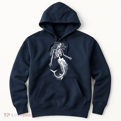 Halloween Mermaid Skeleton Hoodie