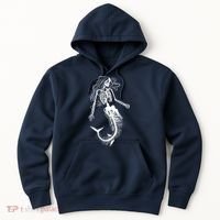 Halloween Mermaid Skeleton Hoodie thumb 0