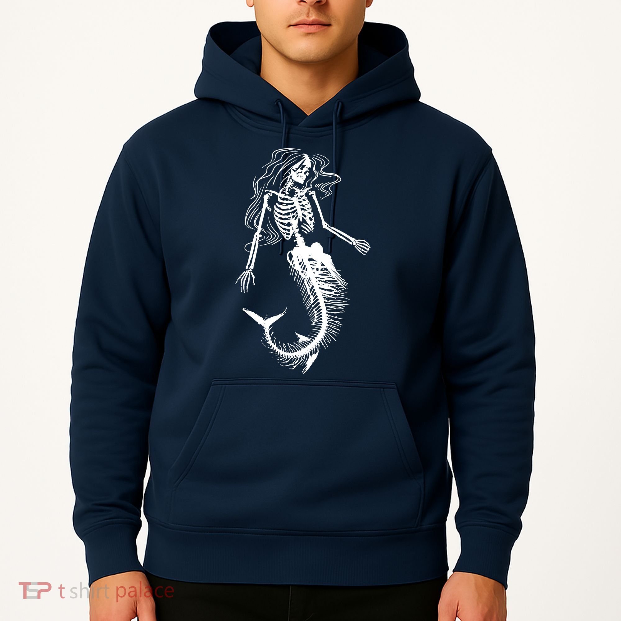 Halloween Mermaid Skeleton Hoodie