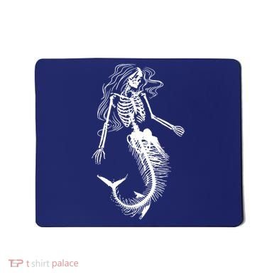 Halloween Mermaid Skeleton Mousepad