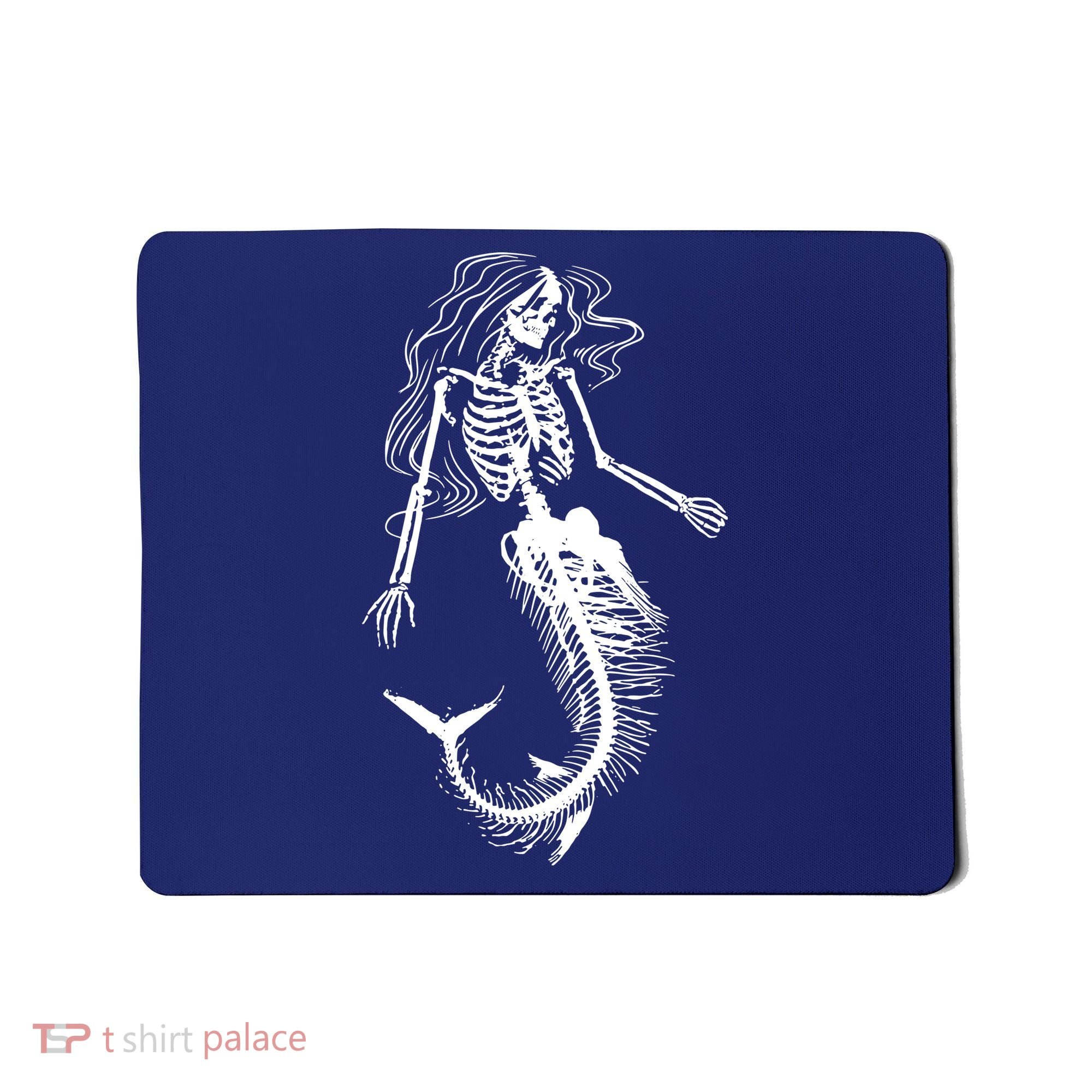 Halloween Mermaid Skeleton Mousepad