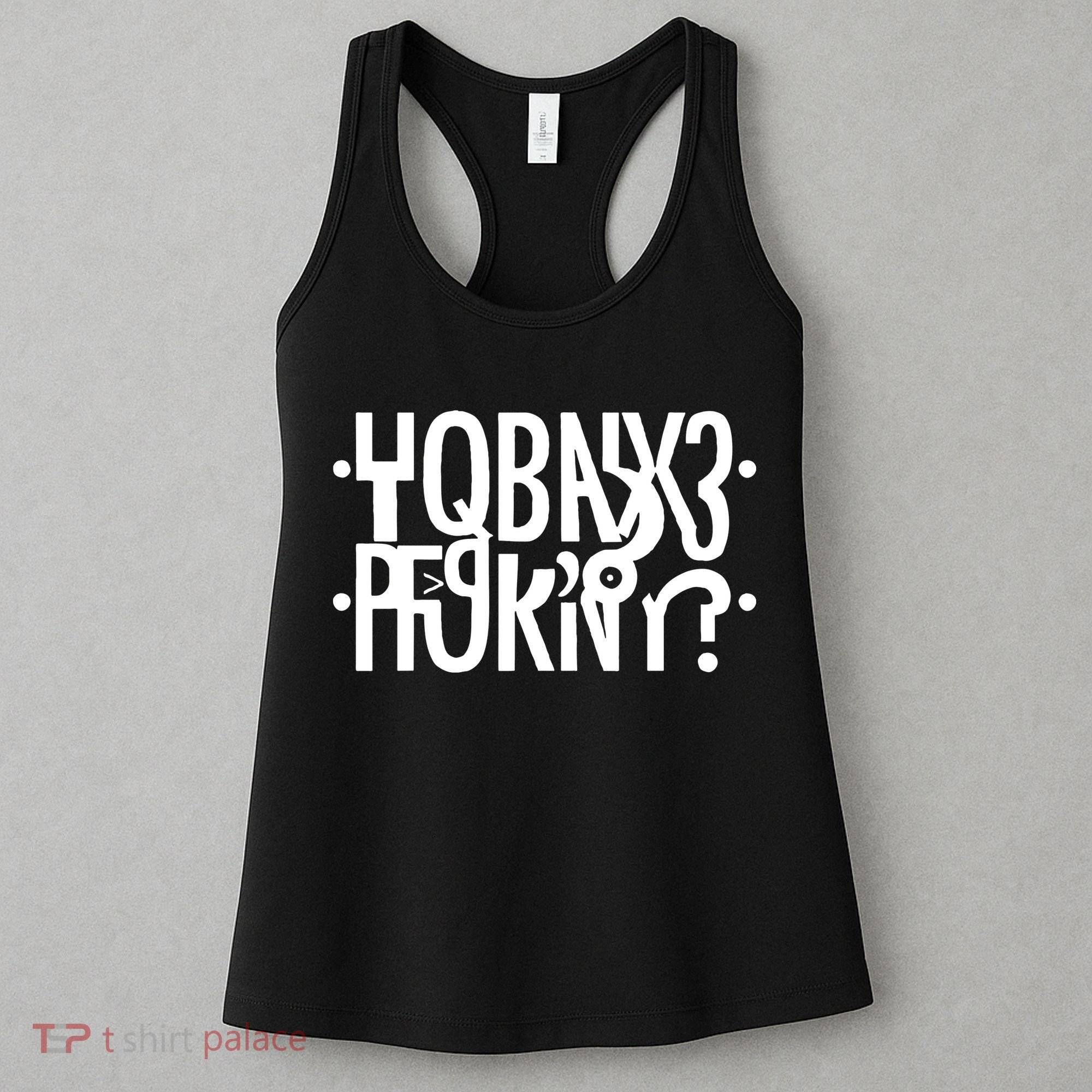 Hidden Message Secret Horny Funny Women's Tank Top