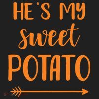 He's my sweet potato for matching couple thanksgiving Beanie thumb 2