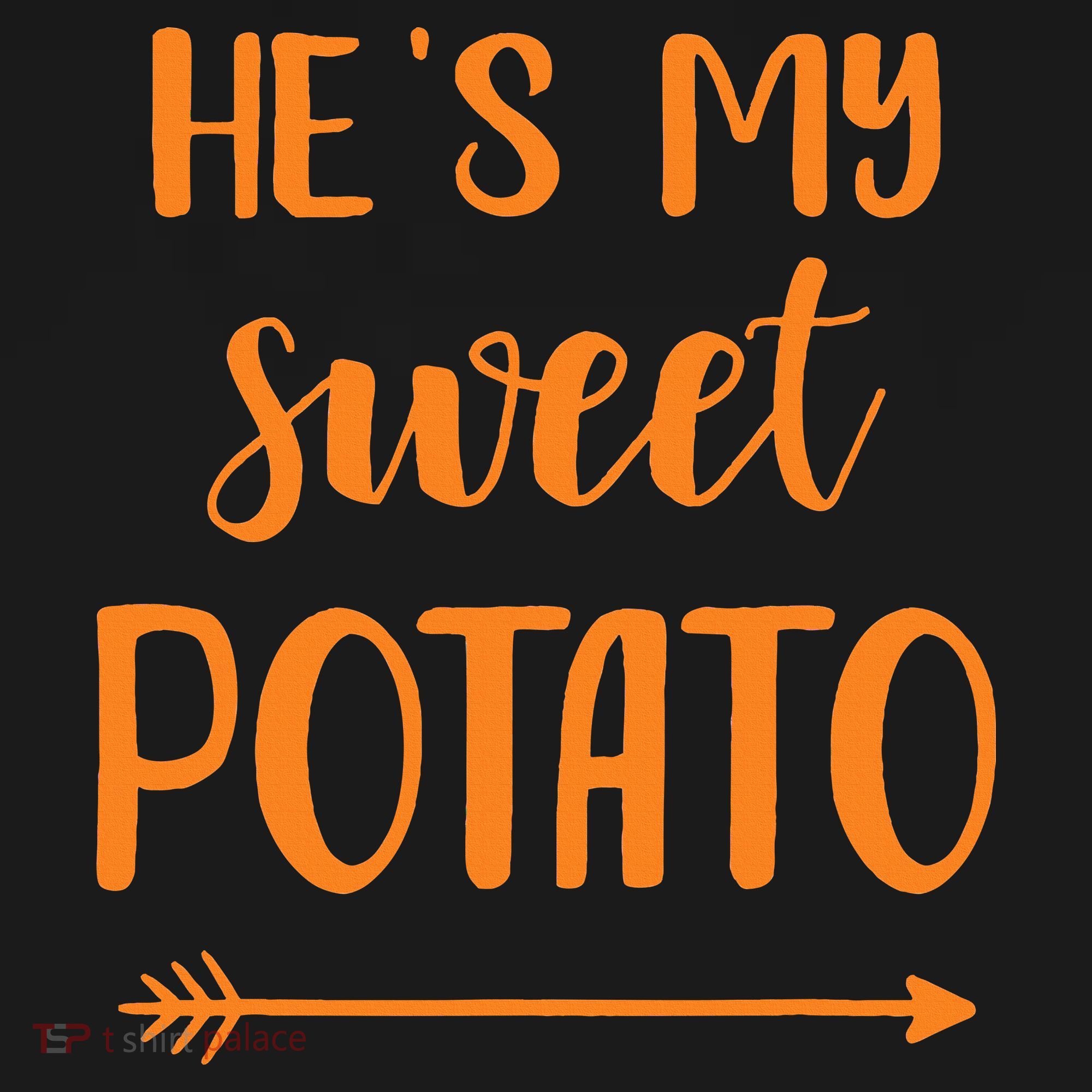 He's my sweet potato for matching couple thanksgiving Women's Hoodie