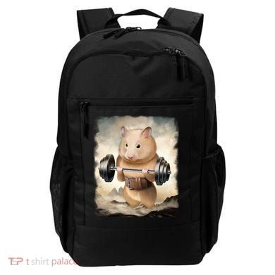 Hamster Muscle Training Weightlifting Cute Gift Backpack