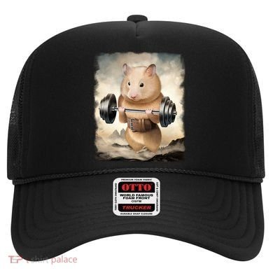 Hamster Muscle Training Weightlifting Cute Gift Hat