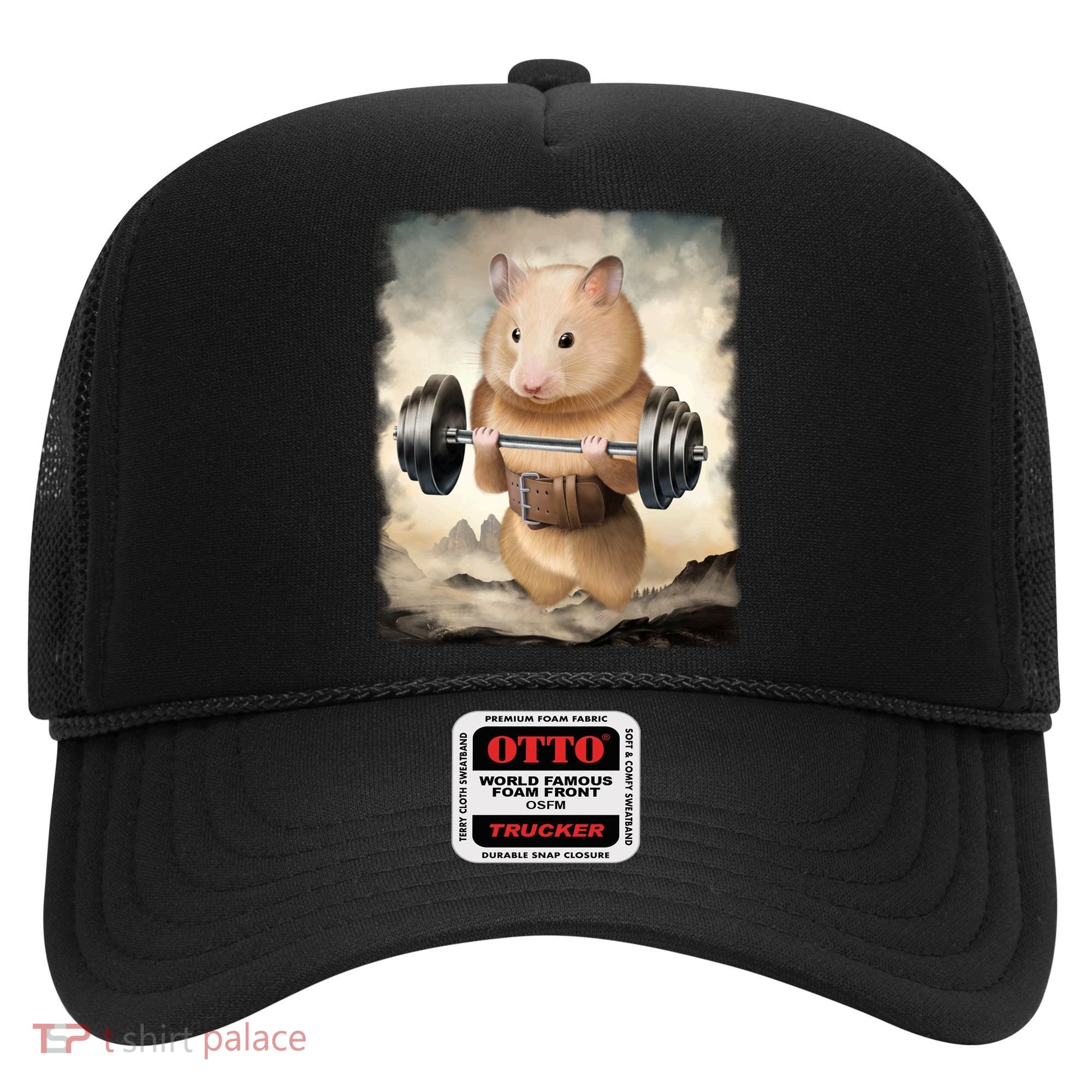 Hamster Muscle Training Weightlifting Cute Gift Hat
