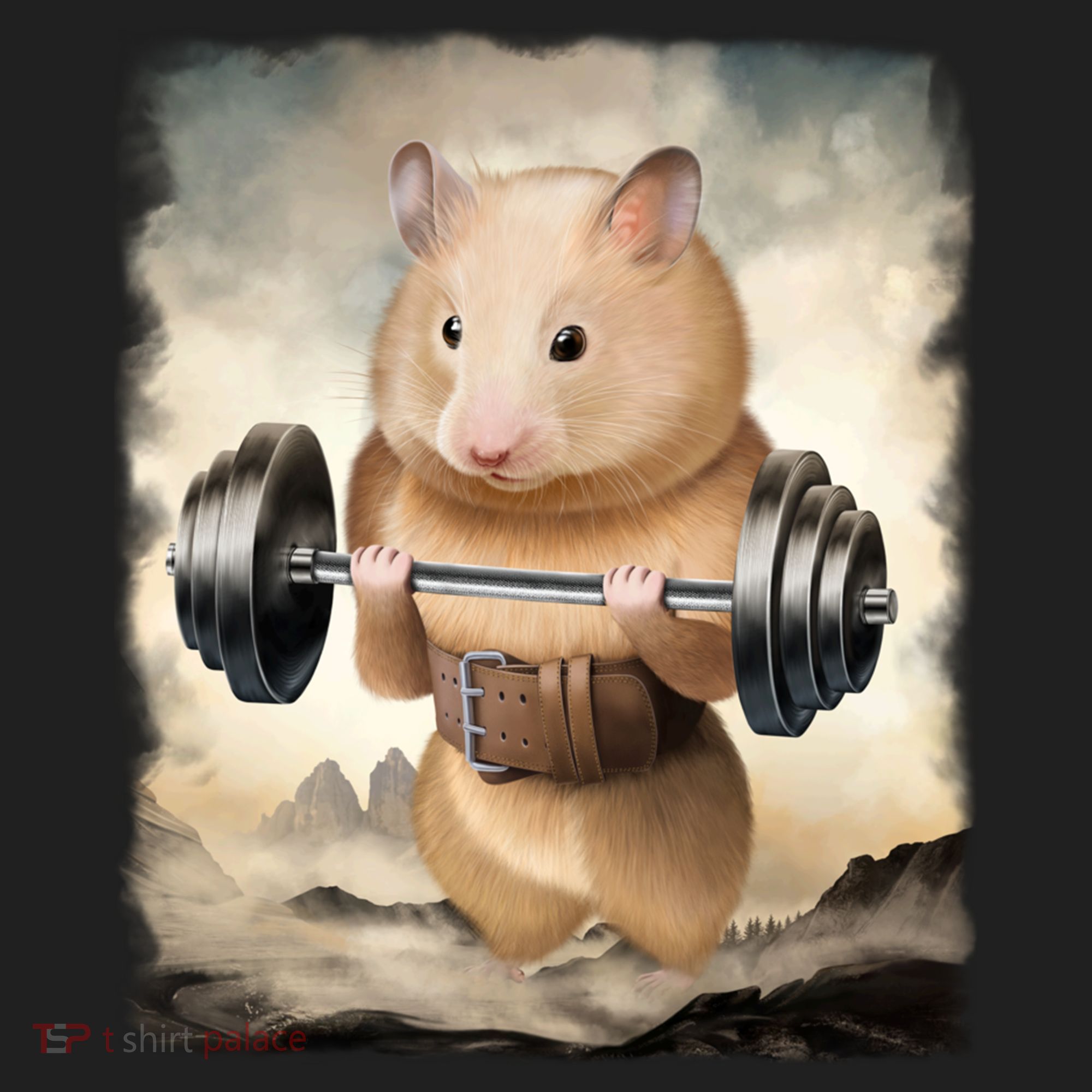 Hamster Muscle Training Weightlifting Cute Gift Hat
