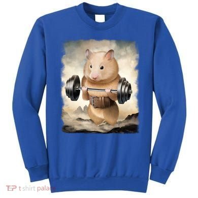 Hamster Muscle Training Weightlifting Cute Gift Sweatshirt