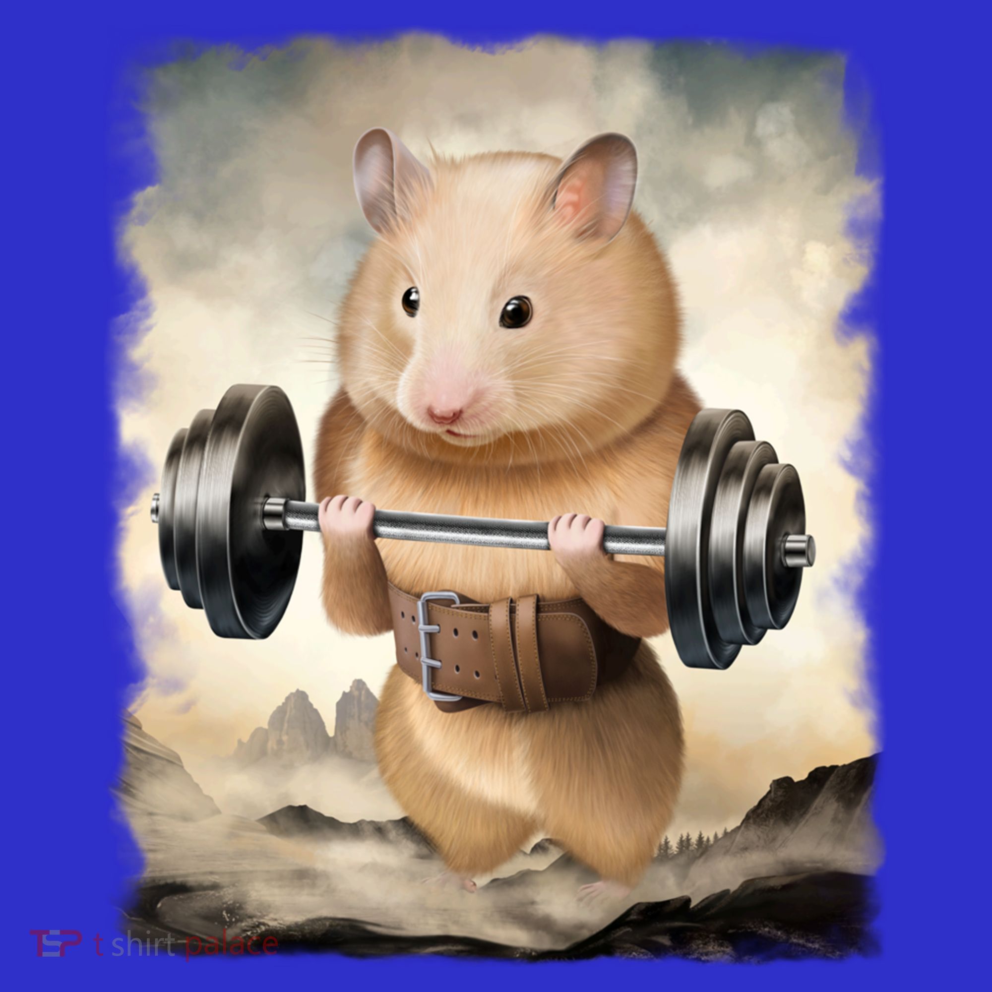 Hamster Muscle Training Weightlifting Cute Gift Visor