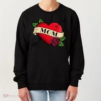 Heart Mom Tattoo Women's Sweatshirt thumb 0