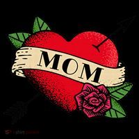 Heart Mom Tattoo Women's Hoodie thumb 2