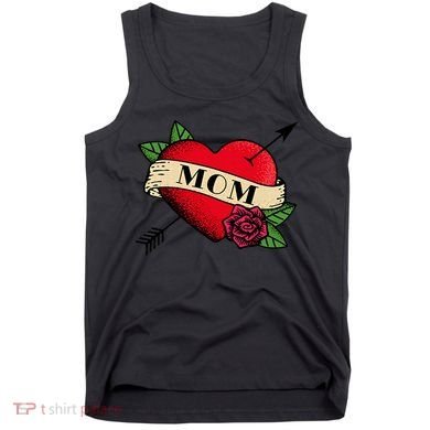 Heart Mom Tattoo Tank Top
