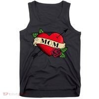 Heart Mom Tattoo Tank Top thumb 0