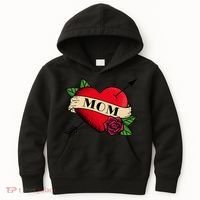 Heart Mom Tattoo Kids Hoodie thumb 0