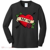 Heart Mom Tattoo Kids Long Sleeve Shirt thumb 0