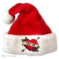 Heart Mom Tattoo Santa Hat thumb 0