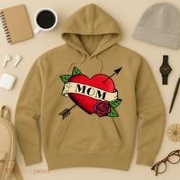 Heart Mom Tattoo Hoodie thumb 3