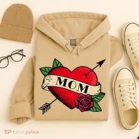 Heart Mom Tattoo Hoodie thumb 4