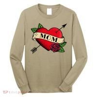 Heart Mom Tattoo Long Sleeve Shirt thumb 0