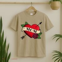 Heart Mom Tattoo T-Shirt thumb 2