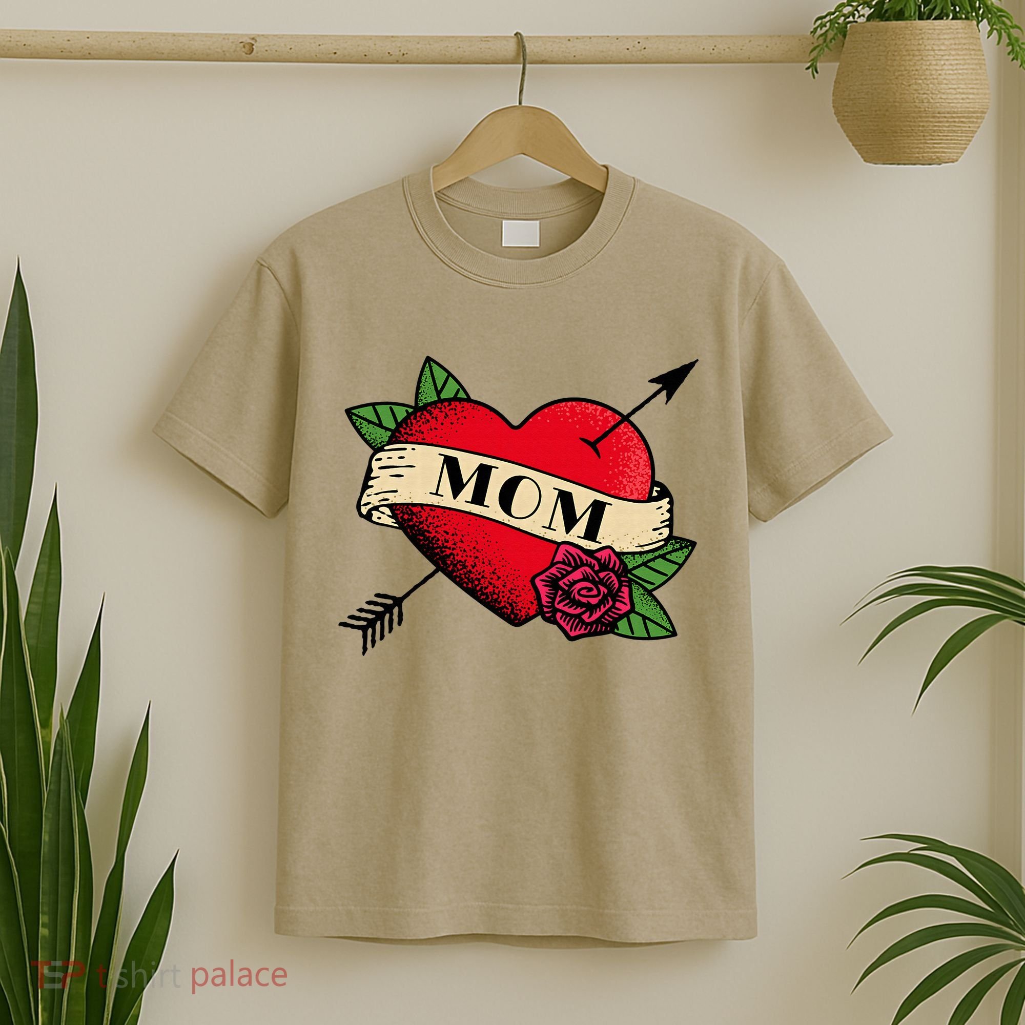 Heart Mom Tattoo T-Shirt