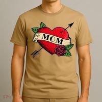 Heart Mom Tattoo T-Shirt thumb 3