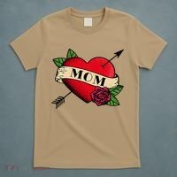 Heart Mom Tattoo T-Shirt thumb 5