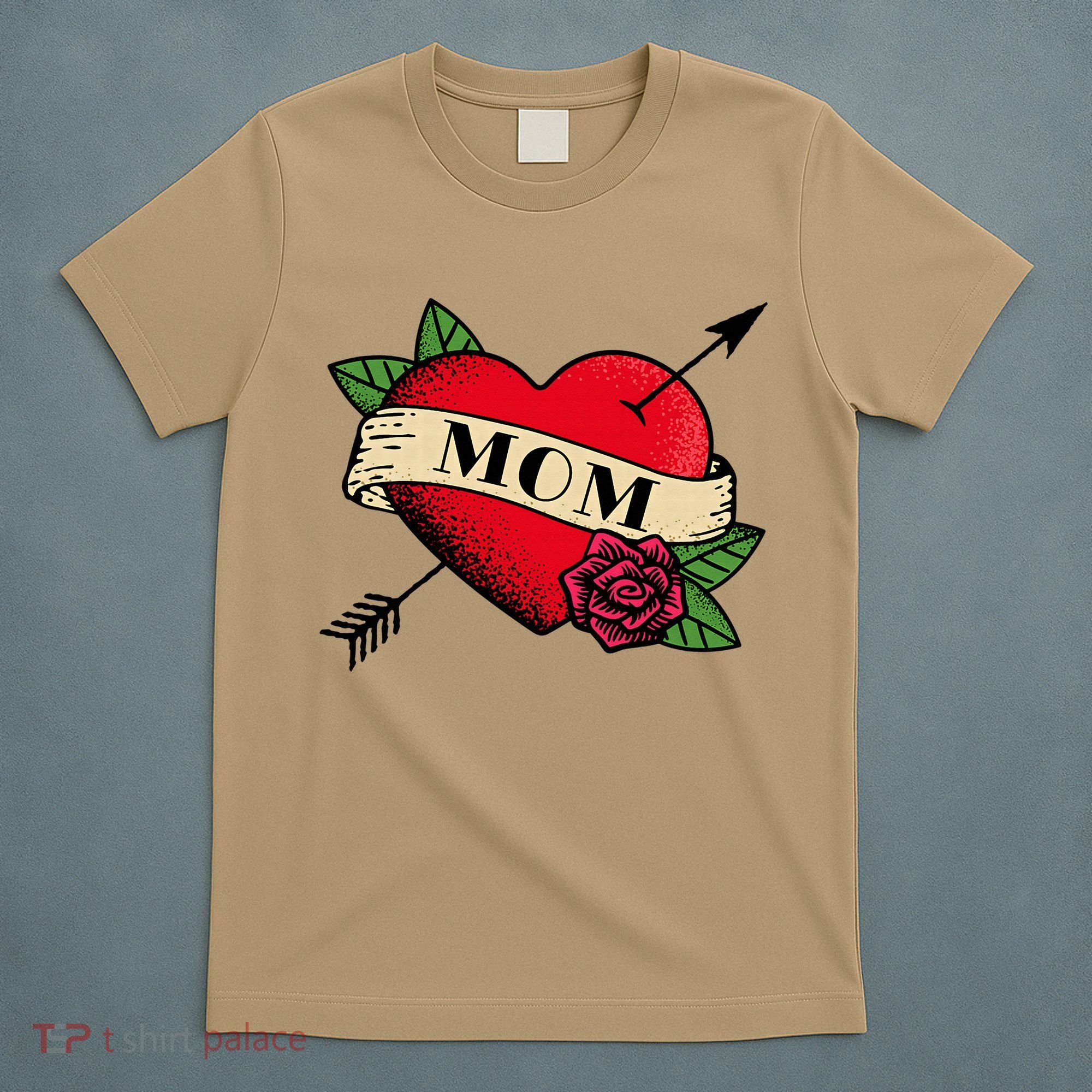 Heart Mom Tattoo T-Shirt
