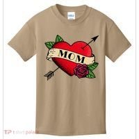 Heart Mom Tattoo Kids T-Shirt thumb 0