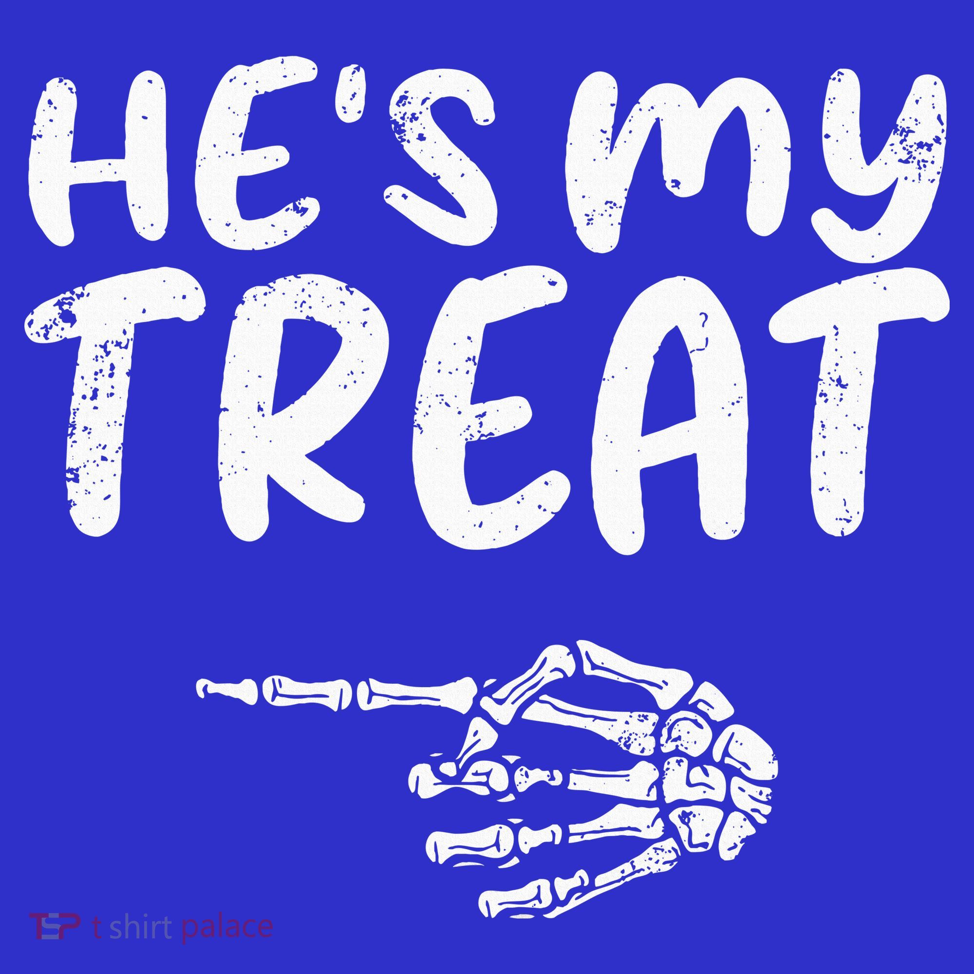 HeS My Treat Skeleton Hand Funny Halloween Costume Couples Apron