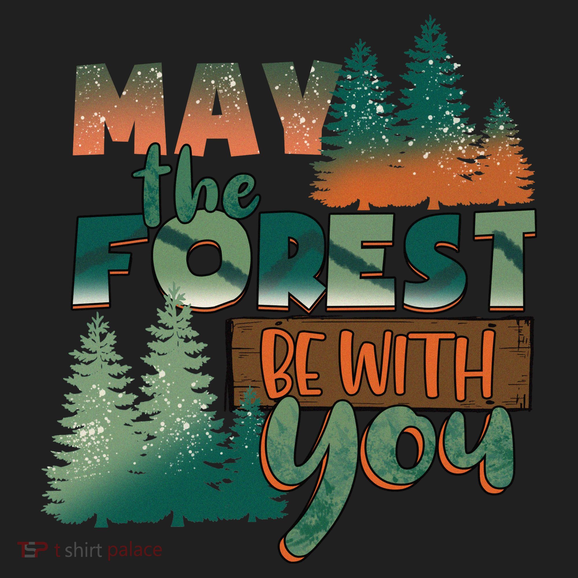 Hiking May The Forest Be With You Camping Gift Women's Sweatshirt
