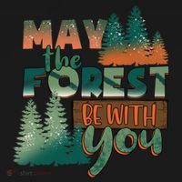 Hiking May The Forest Be With You Camping Gift Coaster thumb 2