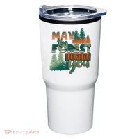 Hiking May The Forest Be With You Camping Gift Tumbler thumb 0
