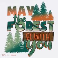 Hiking May The Forest Be With You Camping Gift Baby Bodysuit thumb 2