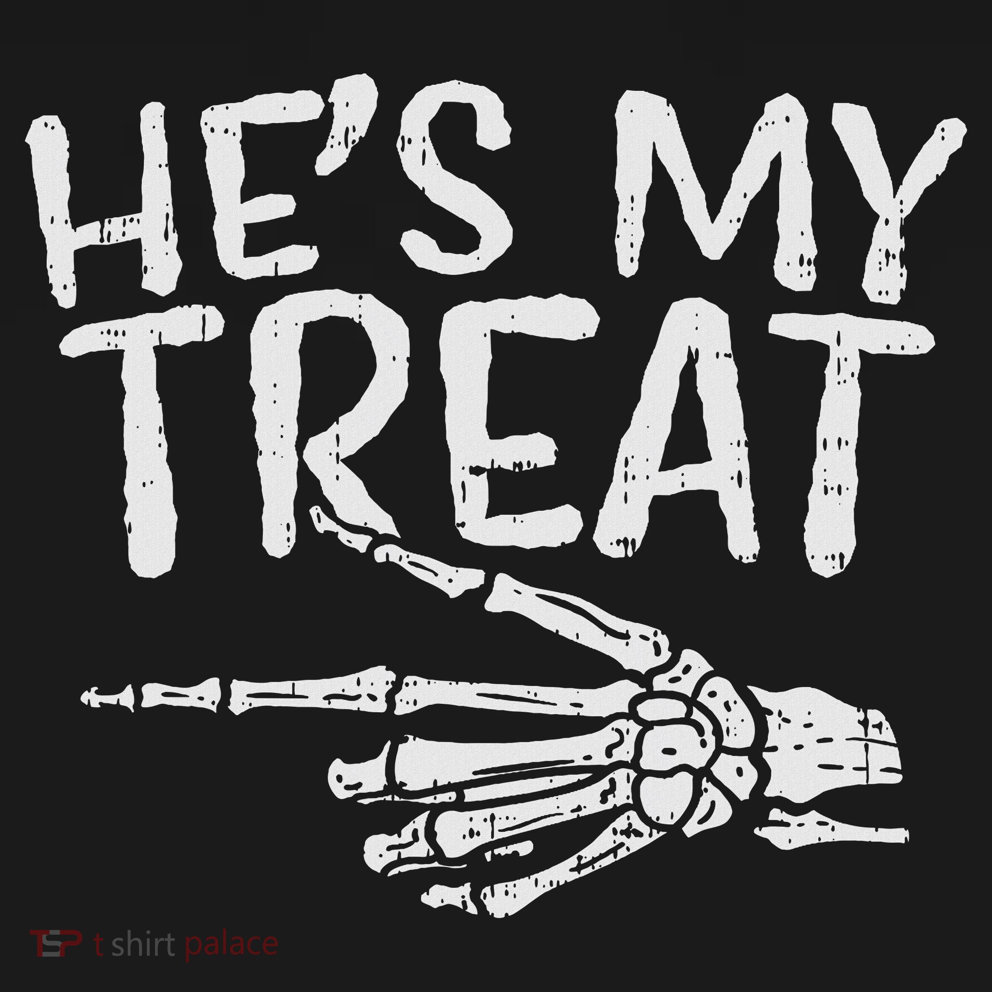 Hes My Treat Skeleton Matching Couple Halloween Costume Hers Women's Hoodie