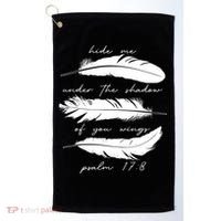 Hide Me Under The Shadow Of You Wings Psalm 17 8 Golf Towel thumb 0