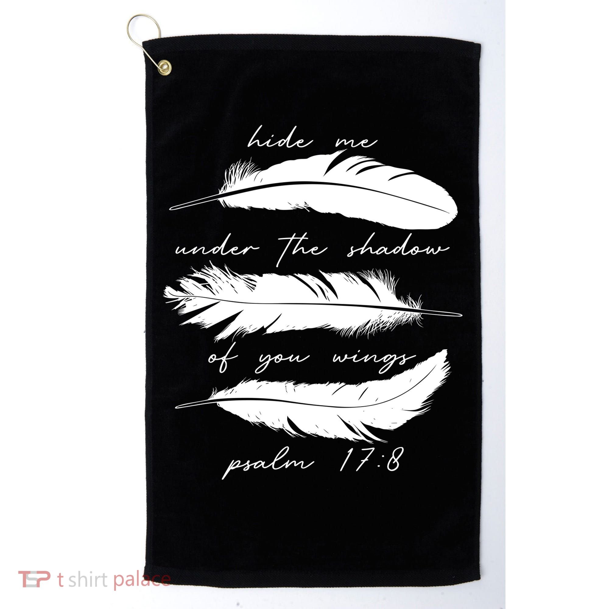 Hide Me Under The Shadow Of You Wings Psalm 17 8 Golf Towel