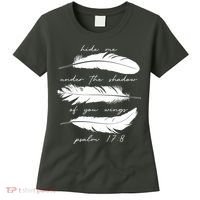 Hide Me Under The Shadow Of You Wings Psalm 17 8 Women's T-Shirt thumb 0