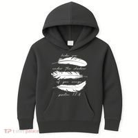 Hide Me Under The Shadow Of You Wings Psalm 17 8 Kids Hoodie thumb 0