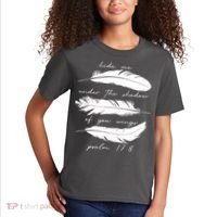 Hide Me Under The Shadow Of You Wings Psalm 17 8 Kids T-Shirt thumb 2