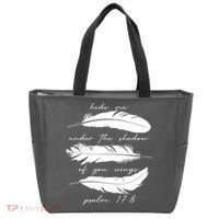 Hide Me Under The Shadow Of You Wings Psalm 17 8 Tote Bag thumb 0