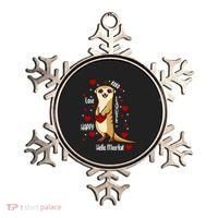 Hello Meerkat Valentines Day Cute Animal Love Vfunny Giftday Pajama Funny Gift Ornament thumb 0