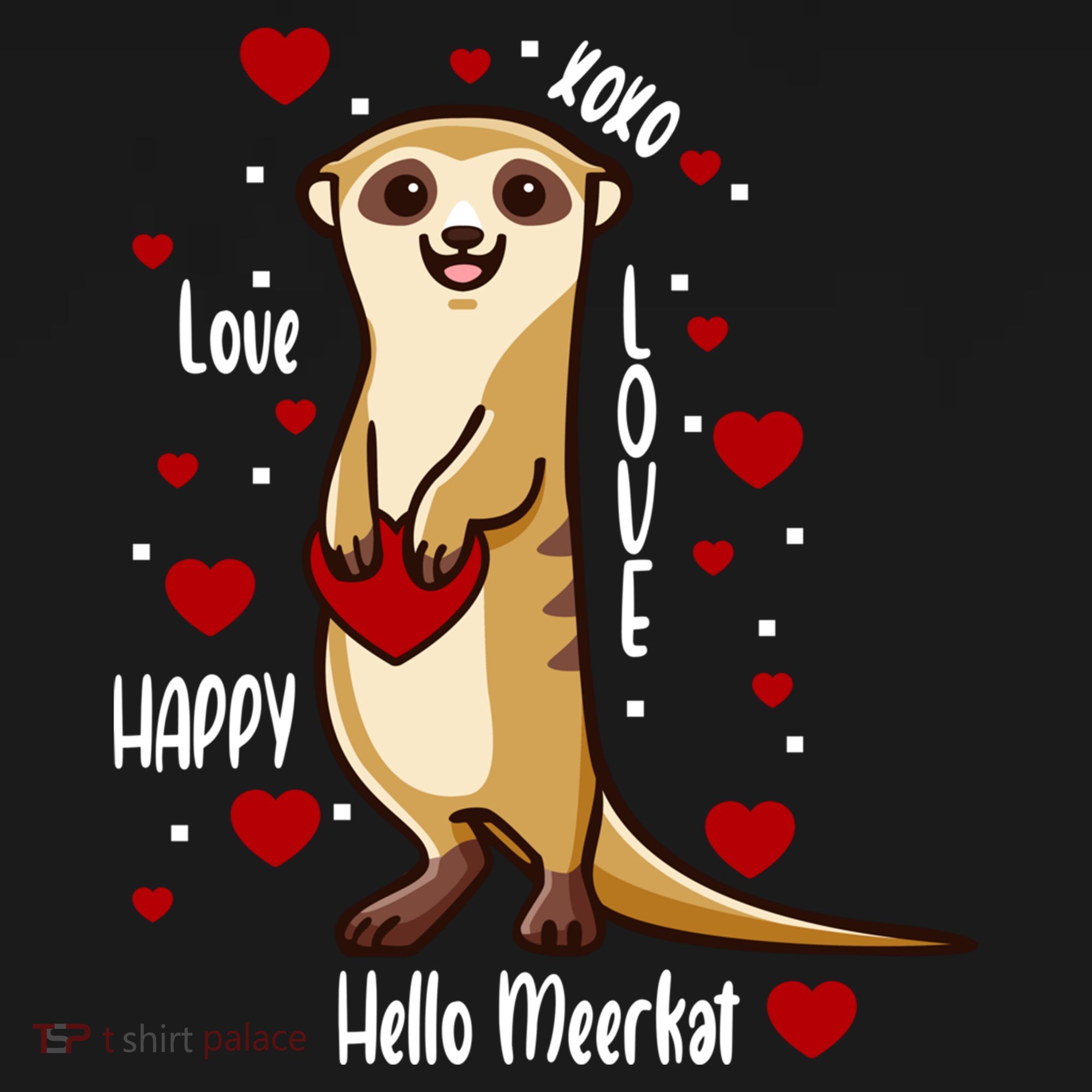Hello Meerkat Valentines Day Cute Animal Love Vfunny Giftday Pajama Funny Gift Ornament