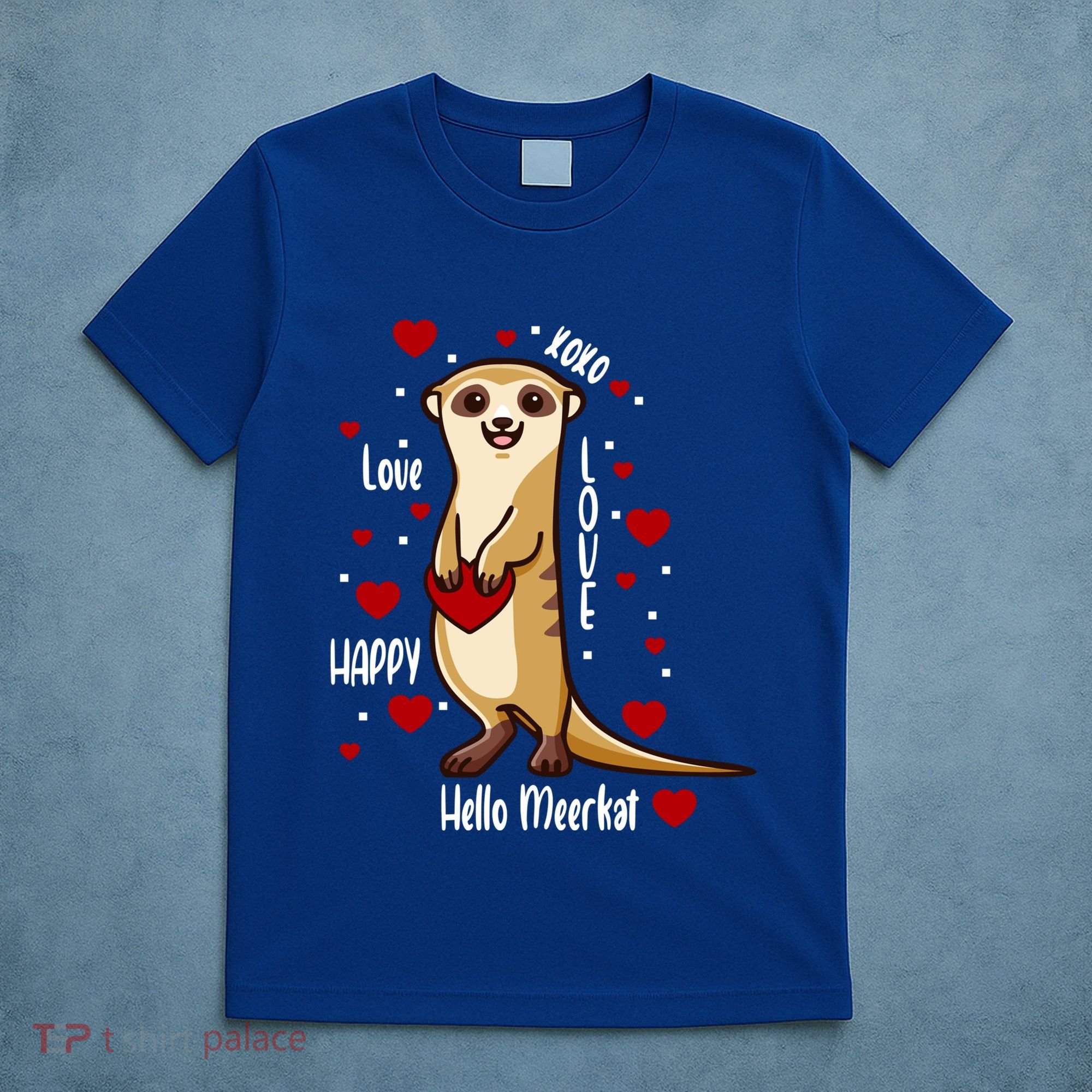 Hello Meerkat Valentines Day Cute Animal Love Vfunny Giftday Pajama Funny Gift T-Shirt