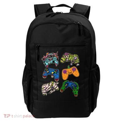 Halloween Monster Video Game Controllers Backpack