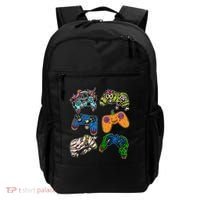 Halloween Monster Video Game Controllers Backpack thumb 0