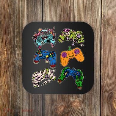 Halloween Monster Video Game Controllers Coaster
