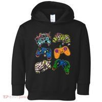 Halloween Monster Video Game Controllers Toddler Hoodie thumb 0