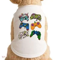 Halloween Monster Video Game Controllers Doggie Tank thumb 0